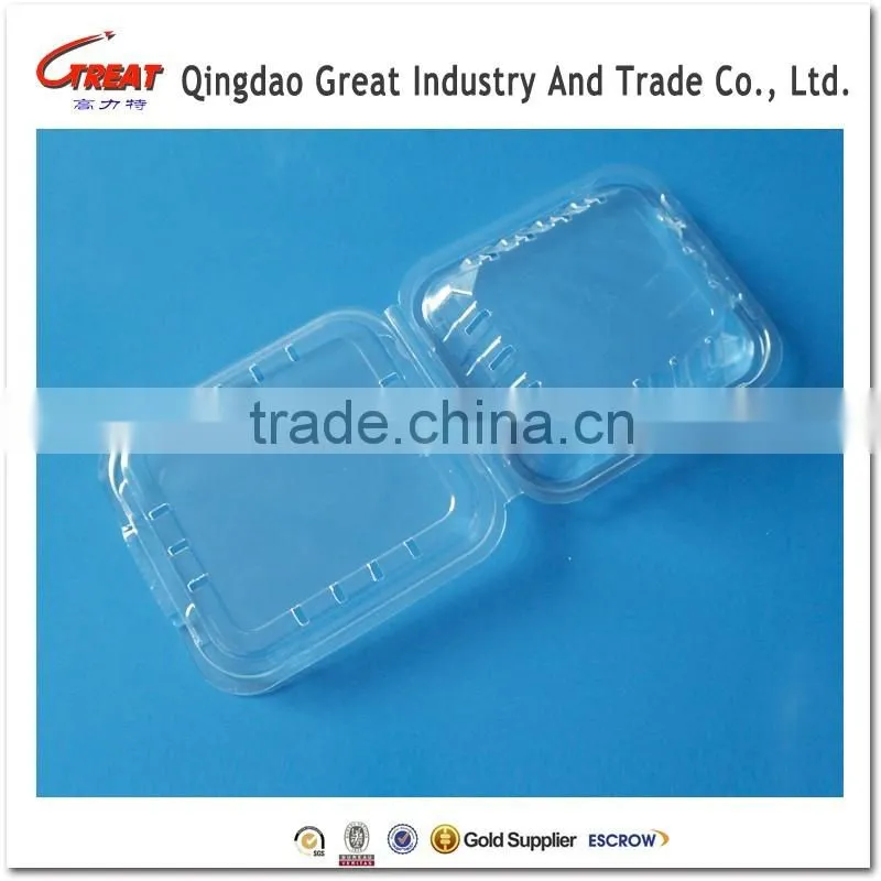 PET Vented Holes Plastic Clear Disposable Plastic Blueberry Punnet