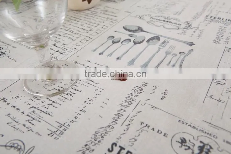 waterproof dining table cloth ,table cloths factory ,table cover ,dining table