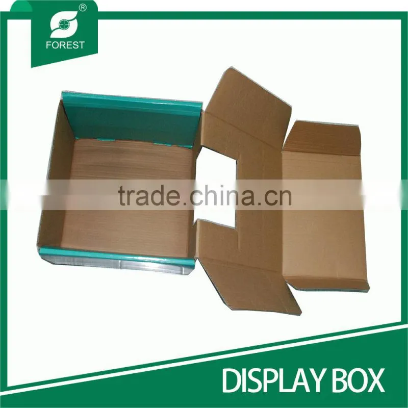 CUSTOM ACCEPT ORDER FOLED CORRUGATED DISPLAY BOX FOR HOME APPLIANCE