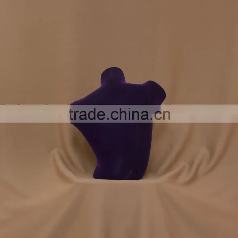 Sexy lady bust flocking senior mannequin for tailor
