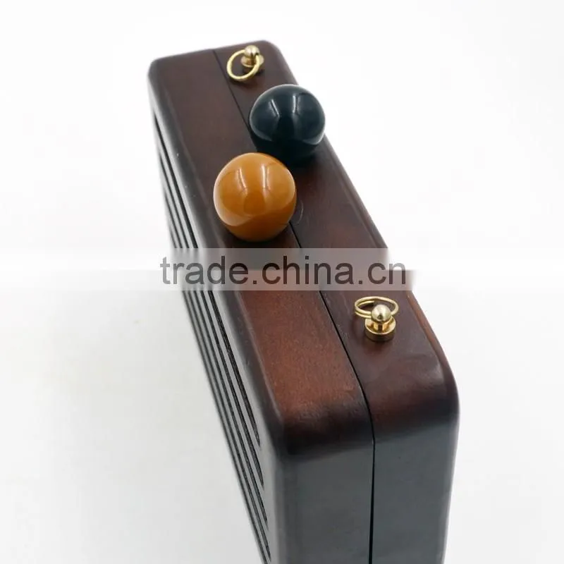 wholesale alibaba in china wooden clutch bag for women