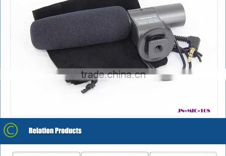 Unidirectional USB Studio Condenser Microphone for Sony DV HandyCam Camcorders Camera JN-MIC-108