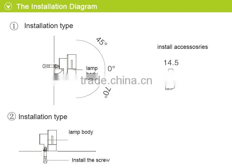 led RGB arc flood light for facade building