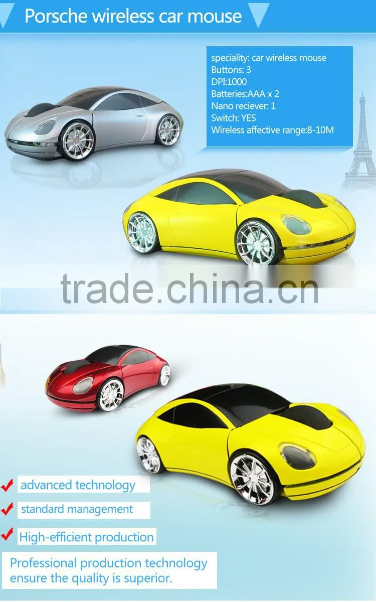 New products 2016 novelty car shape computer mouse