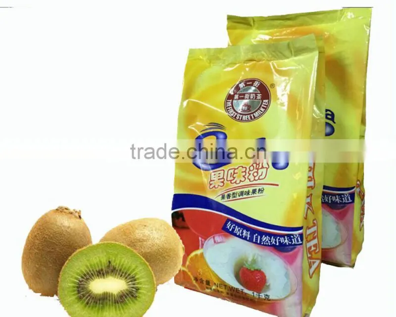 High quality bubble milk tea powder of kiwi fruit