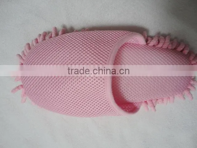 super clean chenille slippers with great absorbent