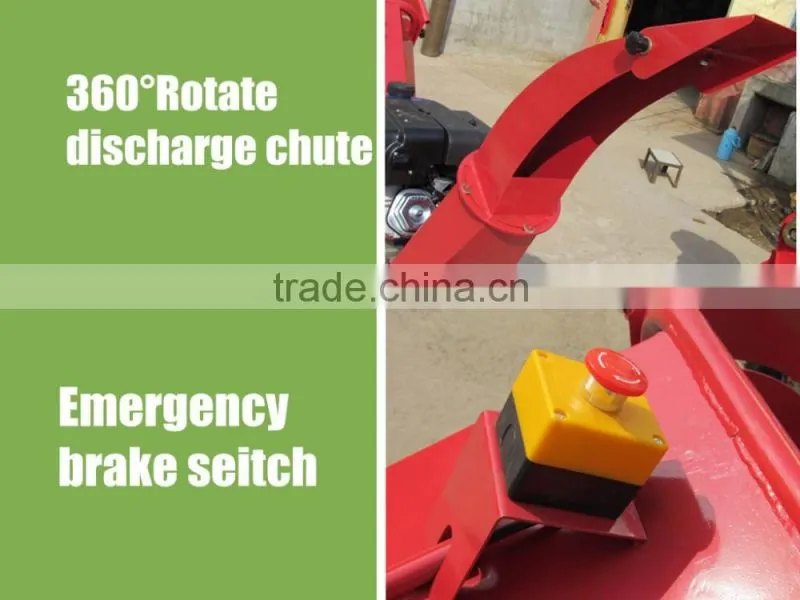 Garden wood shredder chipper with 2016 new design