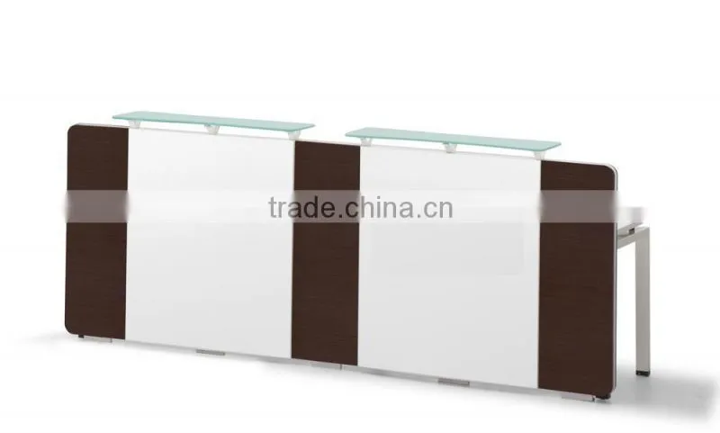 Standard size competitive price wooden office reception desk HX-5DE149