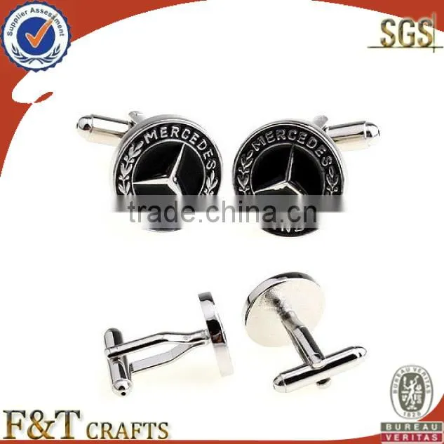 high grade silver custom cufflink