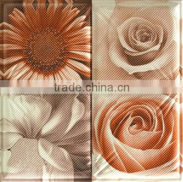 300*300mm restaurant kitchen tile floor tiles glazed tile 3d mosaic tile ceramic wall tile