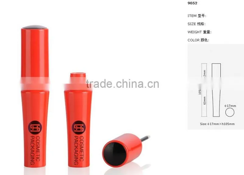 Make your own brand spray purple eyeliner case with brush