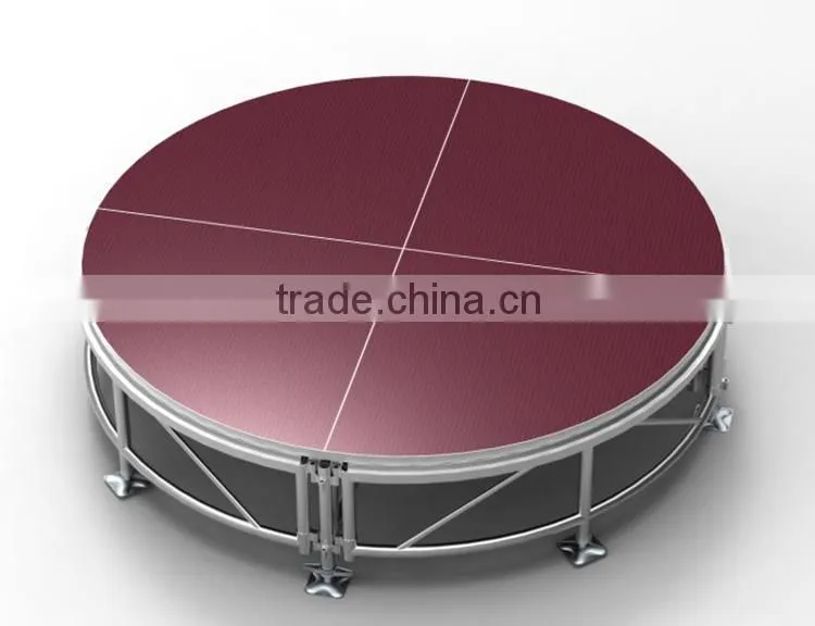 Quick lock simple type outdoor portable aluminum concert stage