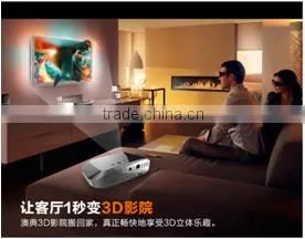 LED Projector 4K 3D High Brightness home theater projector, portable projector