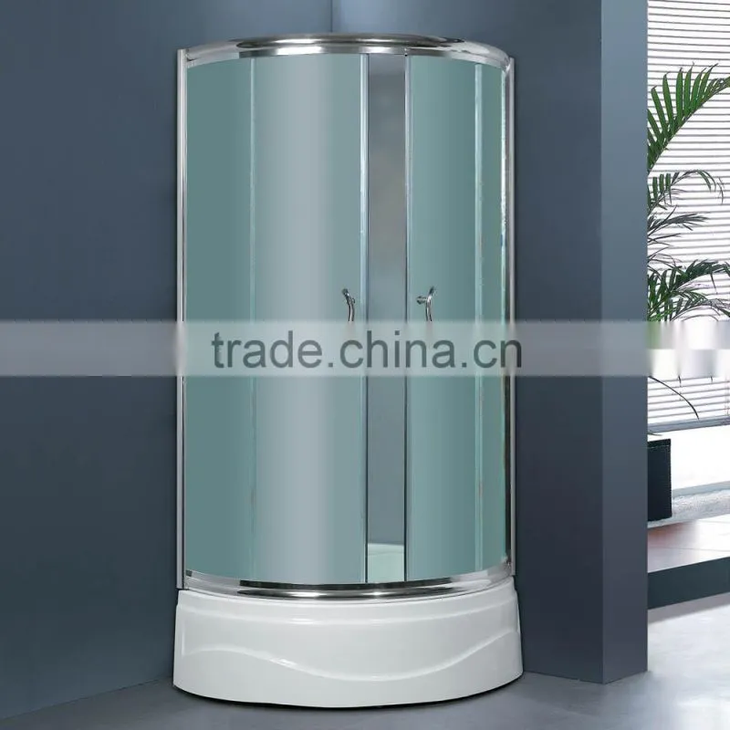 round shower room with tempered frosted glass Y611B