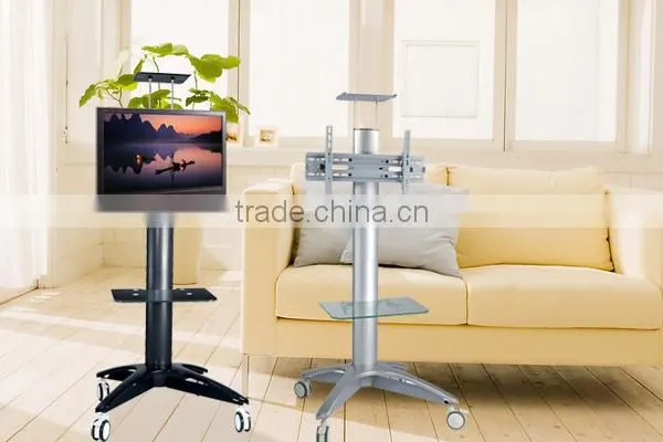 Television monitor display stand tv stand cart