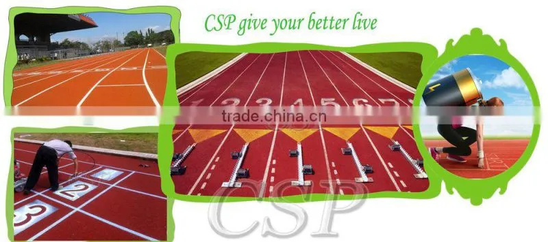 Cheap 400m rubber running track mat material