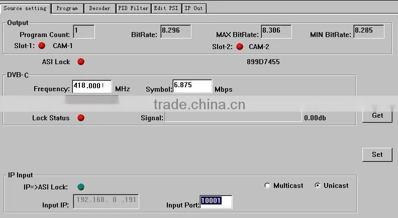 dvb-c qam hd av decoder(DVB-C+ASI+IP in,2*CI,AV+HDMI+SDI(1080i/720p/576i)+YPbPr+IP+ASI out)