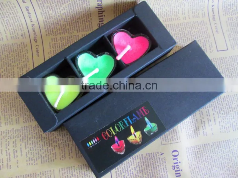 Factroy sale colored flame candle for birthday wholesale