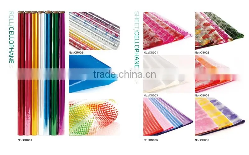 plastic film roll transparent cellophane paper metallized bopp film