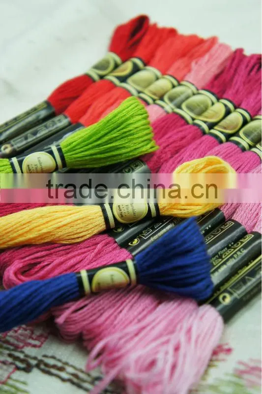 six strand cross stitch thread