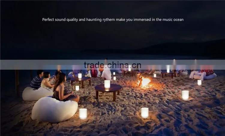New Design 2016 with TF card colorful speaker subwoofer bluetooth speaker led bulb