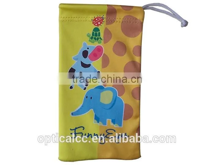 personalized printing microfiber glasses bag