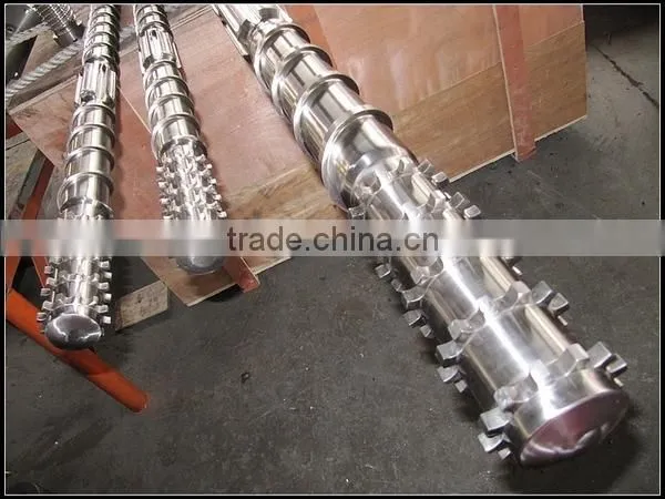 single bimetallic extruder screw and barrel factory for plastic machine