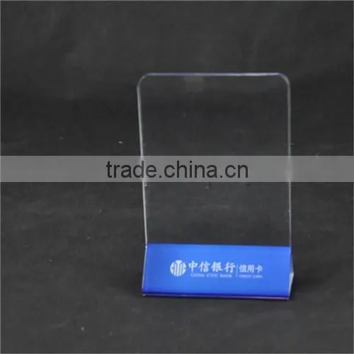 3 sided clear acrylic menu holder,acrylic menu stand,acrylic a5 menu stand factory price