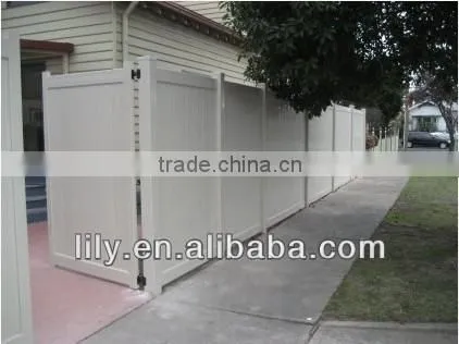 pvc privacy fence