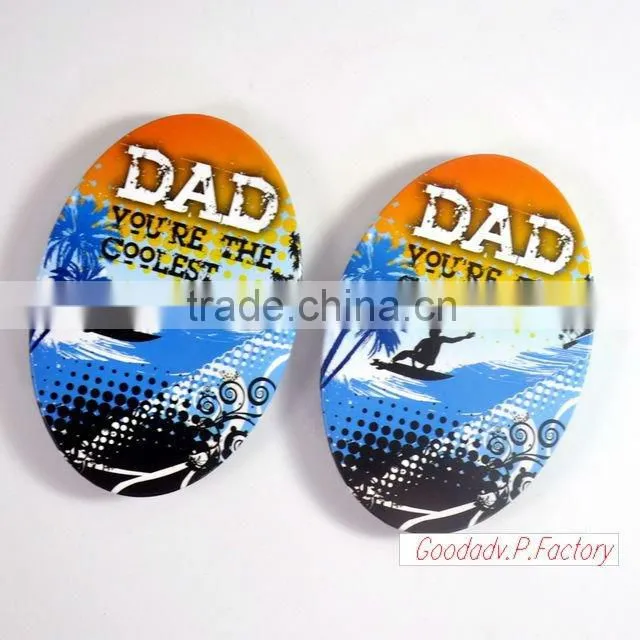 Souvenir gifts oval shape plastic bottle opener(93*63mm)