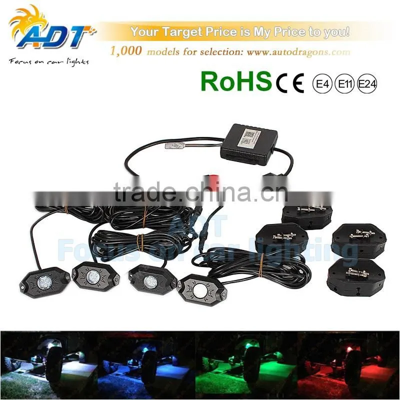 Hot selling 4x Off-Road Jeep Truck LED Rock Underbody Light Trail Rig Waterproof Fender Lamp