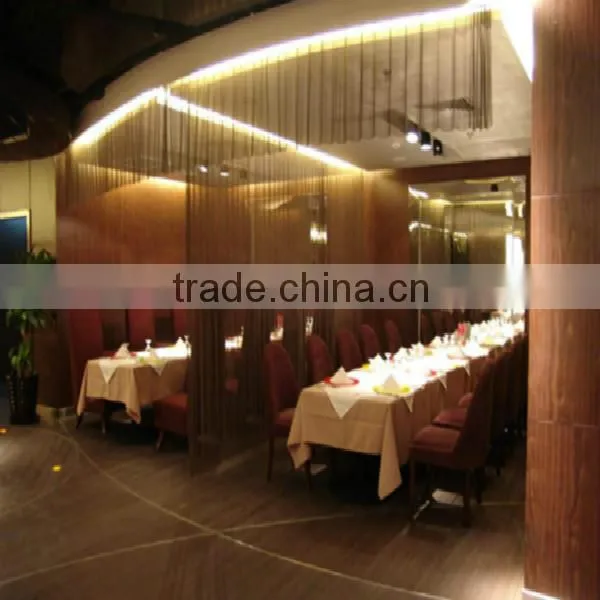 Fashionable architectural decoratice metal curtains for living room