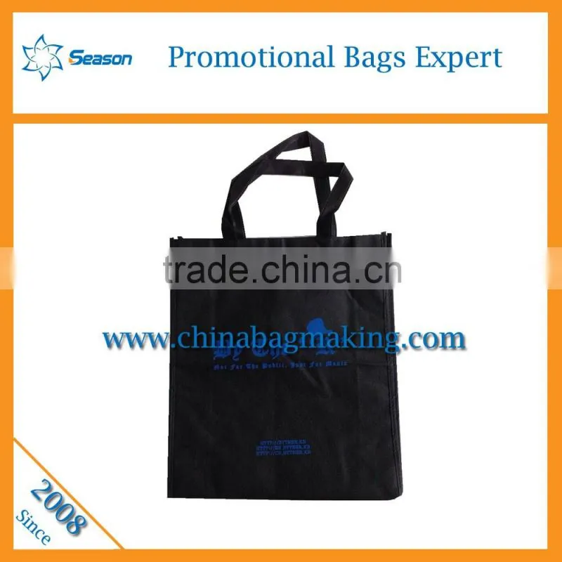 Custom flexible foldabe tote shopping nonwoen bag