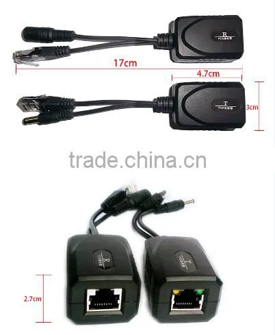Mini Size Hot selling Mini POE Splitter for IP camera