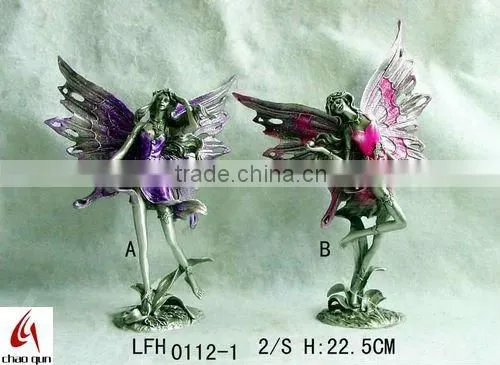 metal lovely fairy sculpture 0112