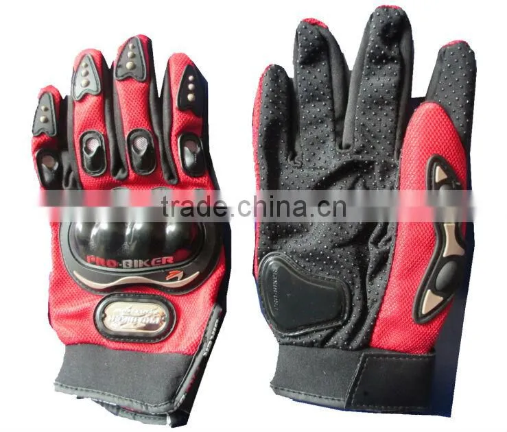 Breathable cheap leather gloves leather motorcycle gloves