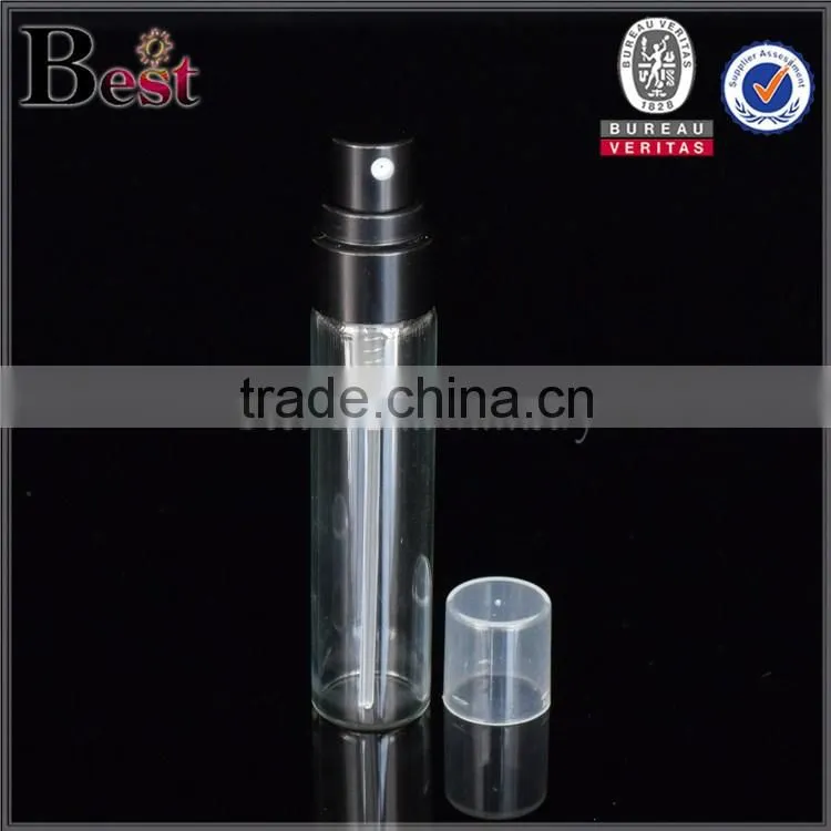 5ml 10ml sprayer type clear glass bottle for perfume