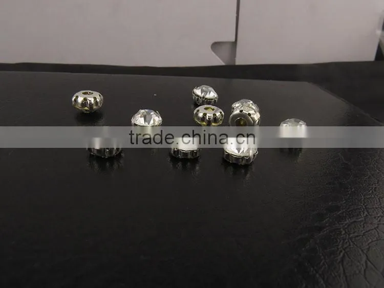 China A Grade Crystal Rhinestone in Settings for Wedding Dress
