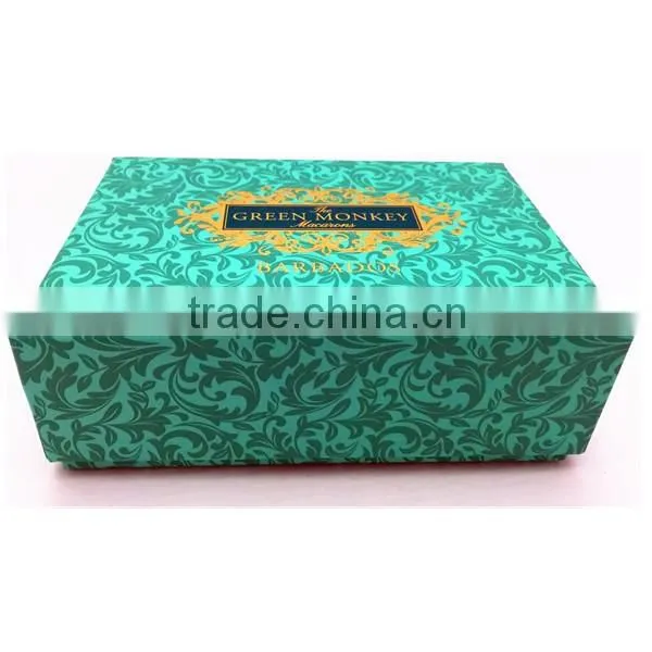 Custom High End Top and Bottom Paper Chocolate Packaging Gift Boxes