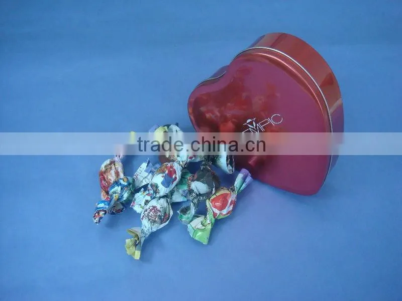 Heart Shape Chocolate Tin Box