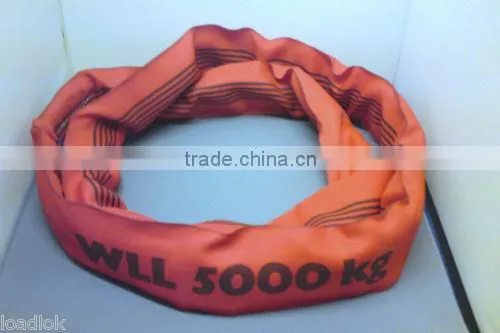 2015 wholesale sling S/F 6:1polyester belt type round sling/polyester webbing