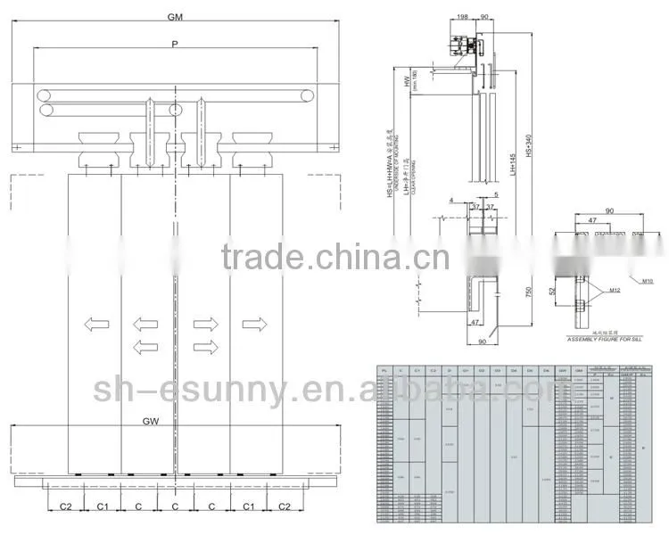 Perfect design philosophy safe and stable VVVF Door operator