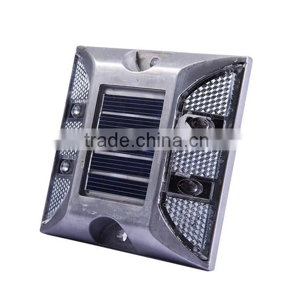 Road safety blinker light aluminum led solar road studs