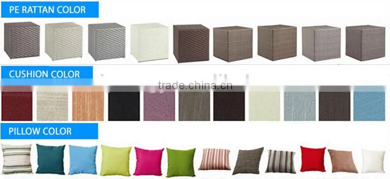2015 new design plastic rattan waterproof hot sell leisure furniture outdoor