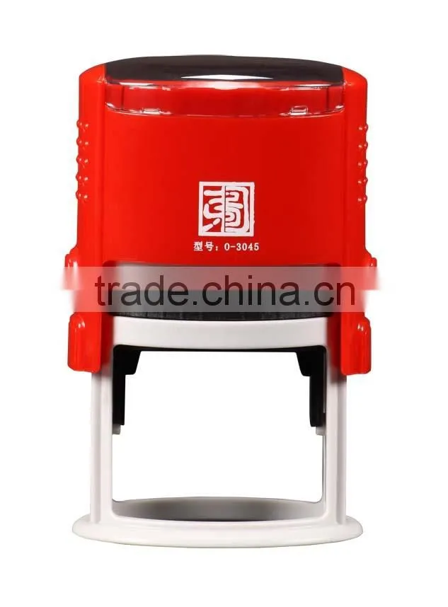 Free sample Oval 30x45mm Factory office use self inking type rubber stamp