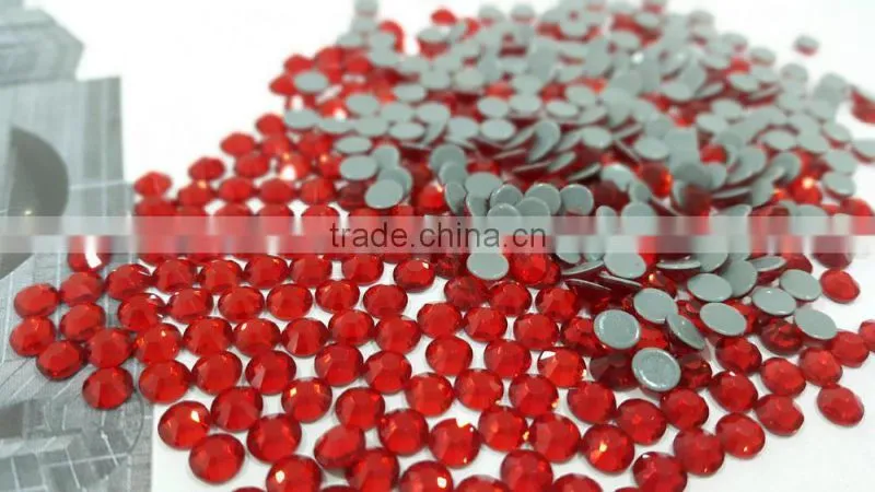 factory with 8 years experience super shine ss30 red lt siam color dmc hot fix rhinestone