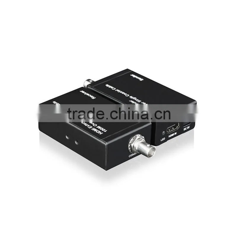 HDMI extender over single 100m 328fe coaxial cable optical output devices