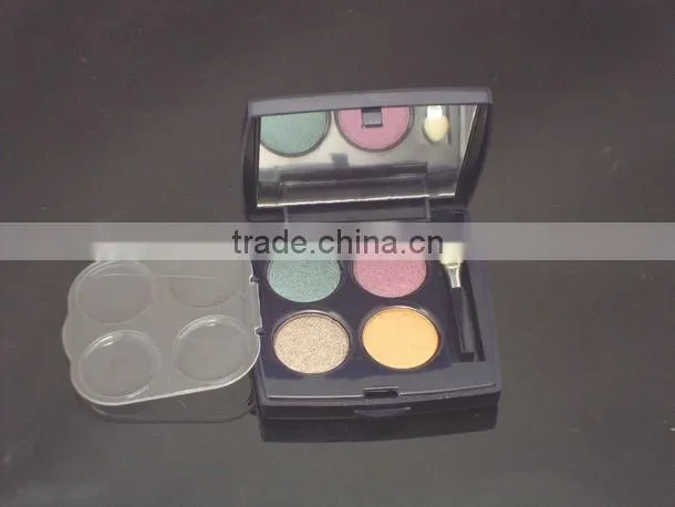 D'best 4 color eyeshadow with mirror
