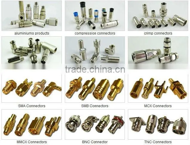 Adapter For Coaxial Cable To Radio/TV RCA