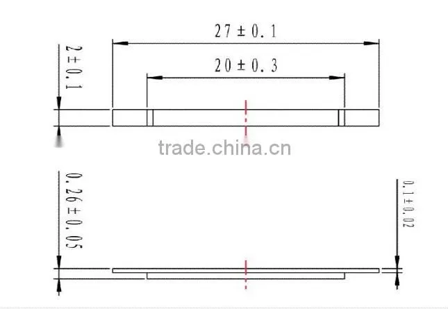 FB5Y2702 high sensitivity 30V rectangle magnetic Shock sensor(FBELE)